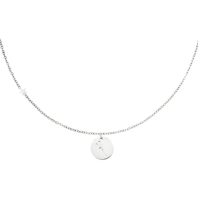 Collar signo del zodíaco Aries Plata Acero inoxidable h5 Imagen4